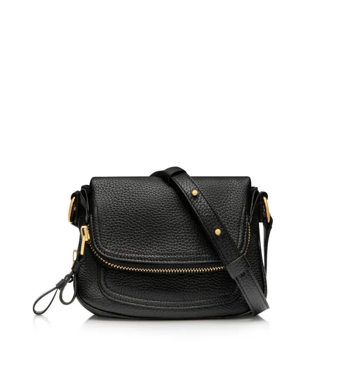 TOM FORD Cross Body Bags Women GRAIN LEATHER JENNIFER MINI BAG Black