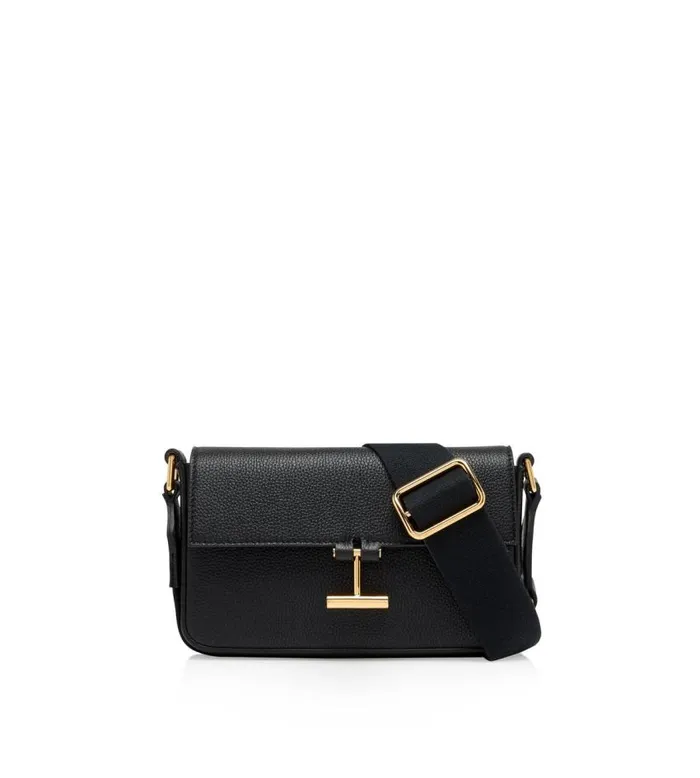 TOM FORD Cross Body Bags Women GRAIN LEATHER TARA MINI BAG ON STRAP Black