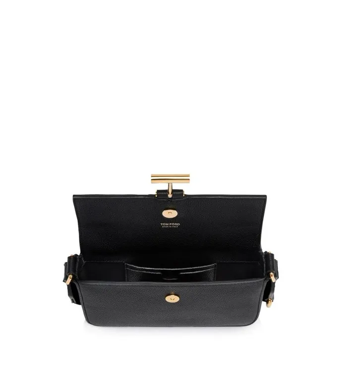 TOM FORD Cross Body Bags Women GRAIN LEATHER TARA MINI BAG ON STRAP Black TOM FORD Cross Body Bags Women GRAIN LEATHER TARA MINI BAG ON STRAP Black