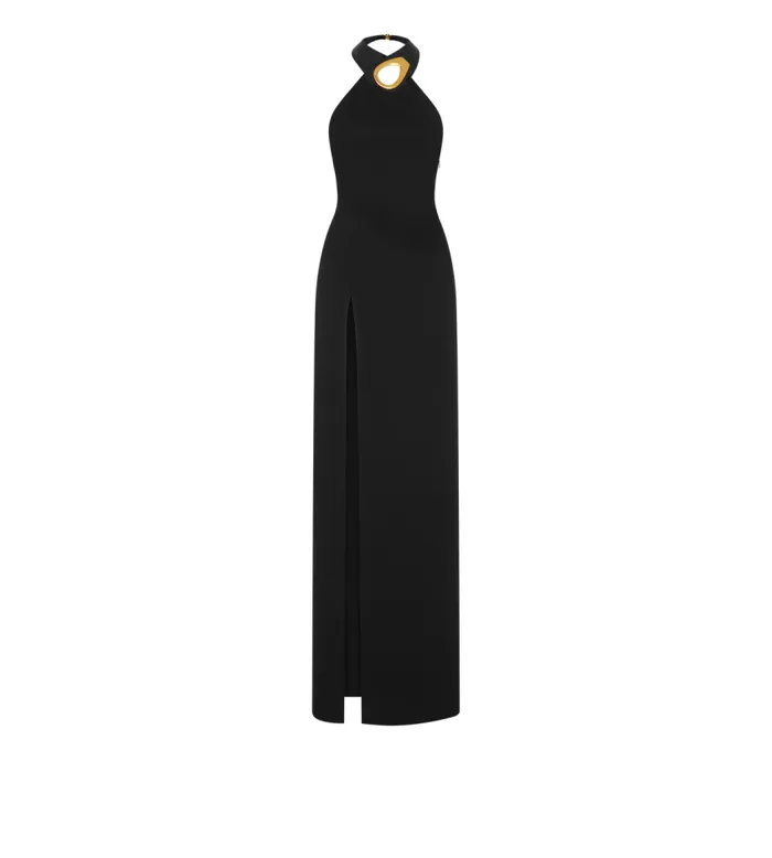 TOM FORD Dresses Women SABLE039 HALTER NECK EVENING DRESS Black