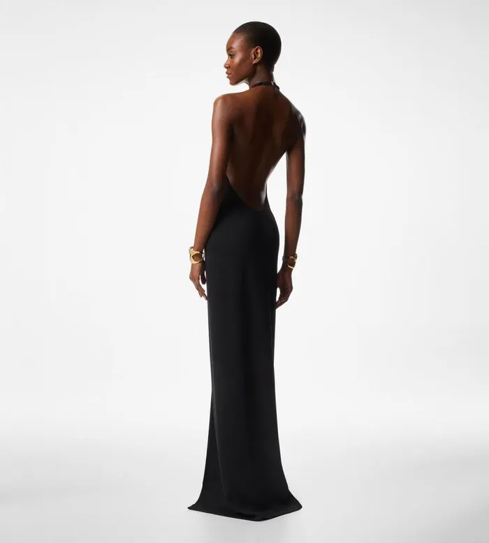 TOM FORD Dresses Women SABLE039 HALTER NECK EVENING DRESS Black TOM FORD Dresses Women SABLE039 HALTER NECK EVENING DRESS Black