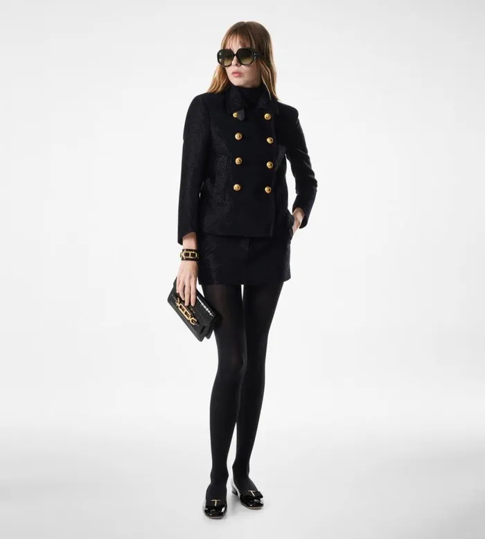 TOM FORD Flats Women LEATHER AND GROS GRAIN AUDREY BALLERINA FLAT Black TOM FORD Flats Women LEATHER AND GROS GRAIN AUDREY BALLERINA FLAT Black