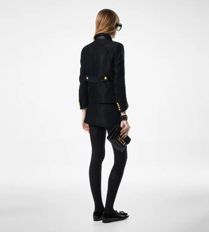 TOM FORD Flats Women LEATHER AND GROS GRAIN AUDREY BALLERINA FLAT Black TOM FORD Flats Women LEATHER AND GROS GRAIN AUDREY BALLERINA FLAT Black