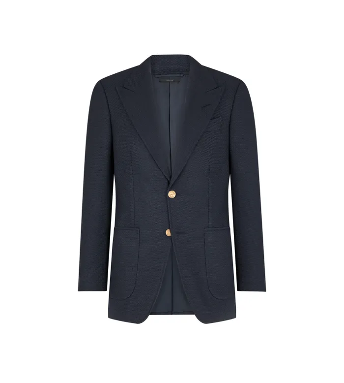 TOM FORD Jackets Men GRAND HOPSACK SHELTON SPORT JACKET Navy