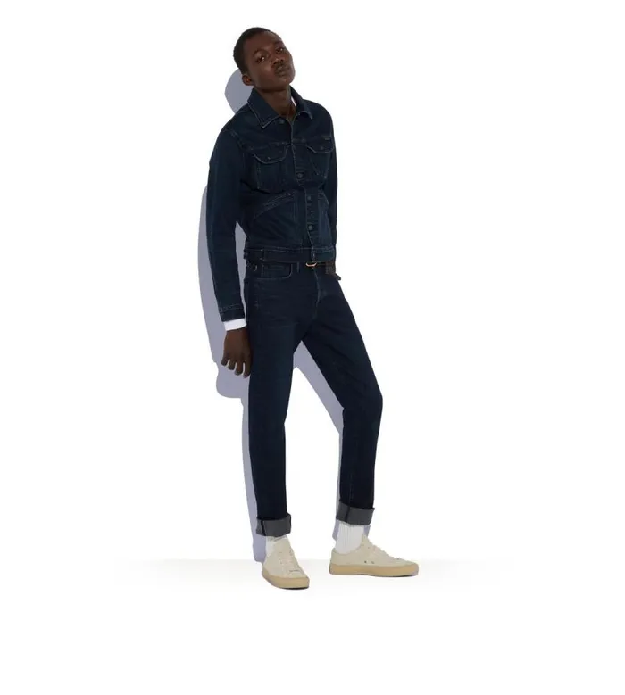 TOM FORD Outerwear Men JAPANESE SELVEDGE DENIM JACKET Vintage Indigo TOM FORD Outerwear Men JAPANESE SELVEDGE DENIM JACKET Vintage Indigo