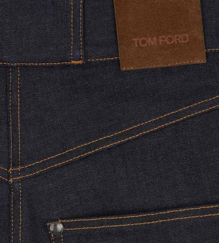 TOM FORD Pants and Shorts Women LIGHTWEIGHT DENIM WIDE LEG PANTS Dark Indigo TOM FORD Pants and Shorts Women LIGHTWEIGHT DENIM WIDE LEG PANTS Dark Indigo