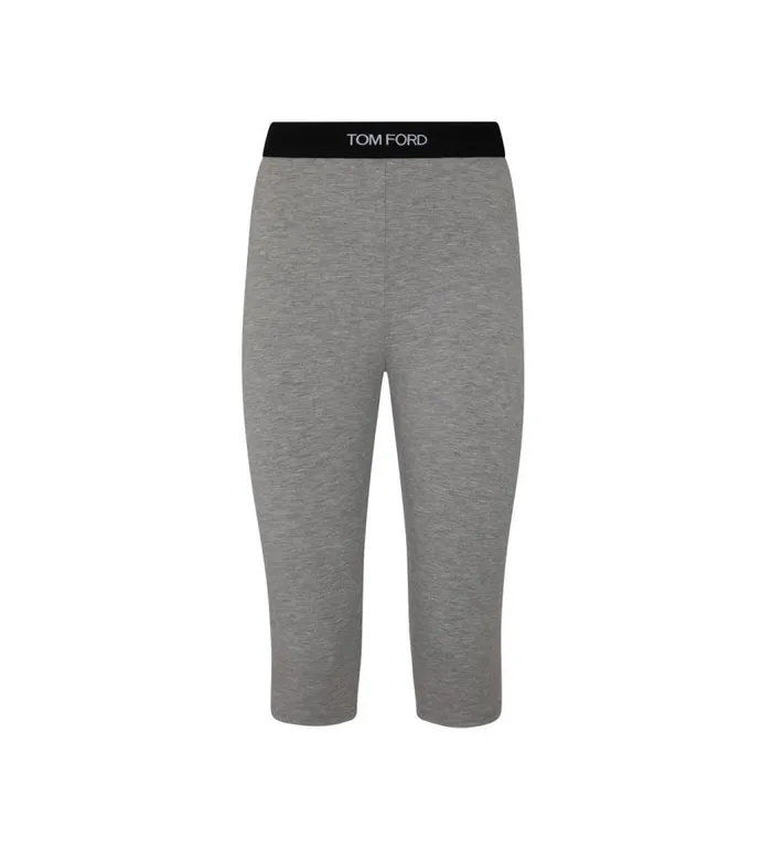 TOM FORD Pants and Shorts Women MODAL YOGA PANT Grey Melange