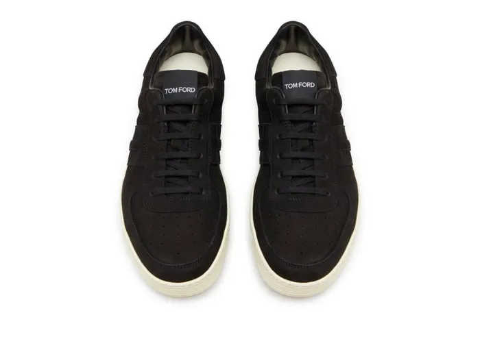 TOM FORD Sneakers Men NUBUCK RADCLIFFE SNEAKER Black Cream TOM FORD Sneakers Men NUBUCK RADCLIFFE SNEAKER Black Cream