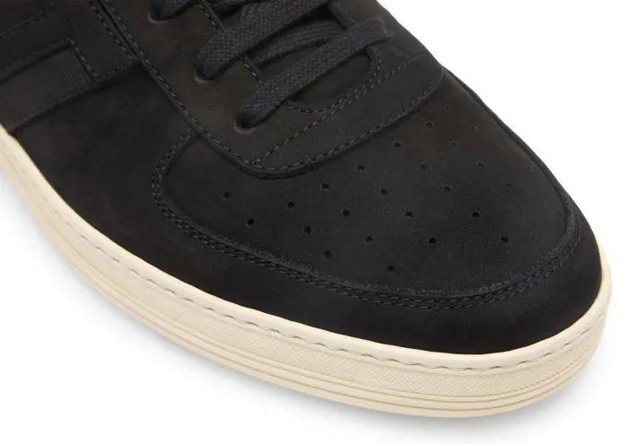 TOM FORD Sneakers Men NUBUCK RADCLIFFE SNEAKER Black Cream TOM FORD Sneakers Men NUBUCK RADCLIFFE SNEAKER Black Cream