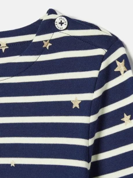 Tops and TShirts Girls Joules Navy Blue Long Sleeve Top