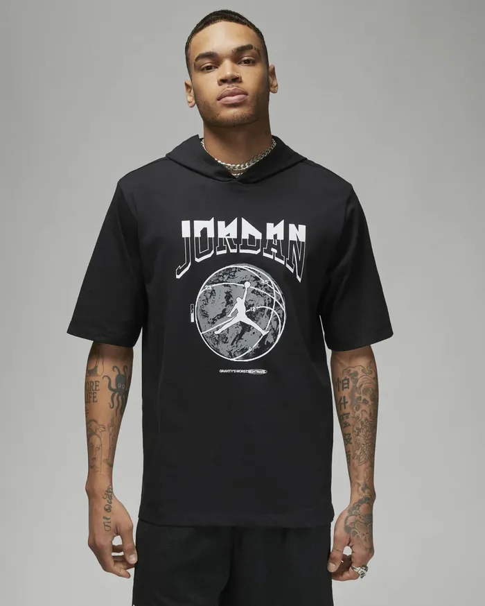 Tops And TShirts Men Nike Jordan Sport Blackcool Grey