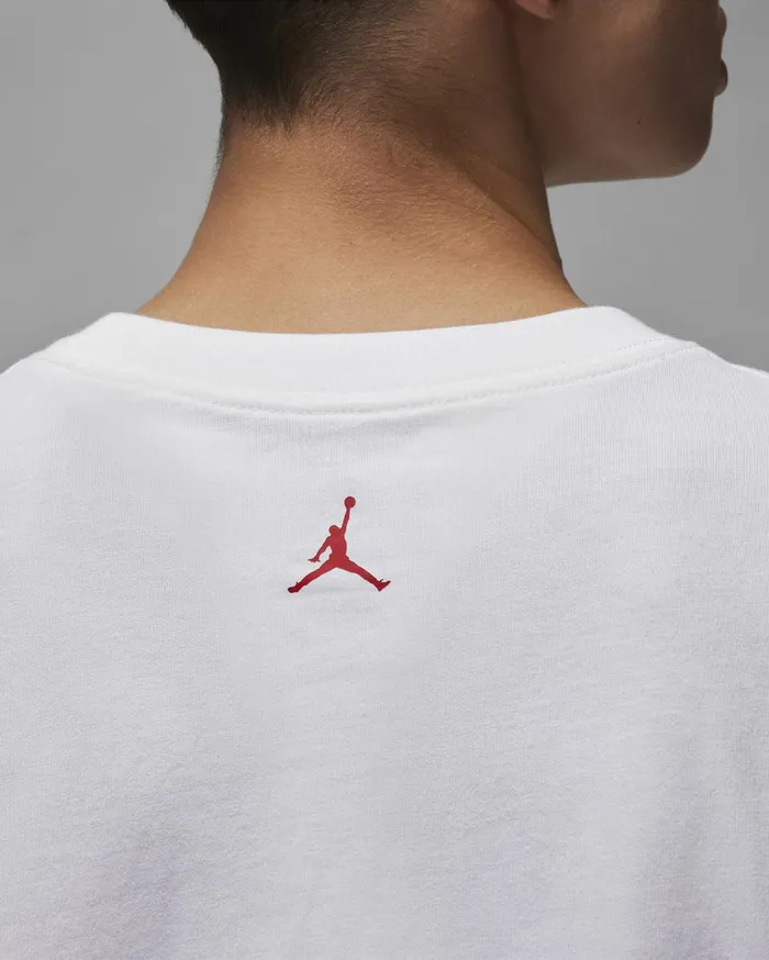 Tops And TShirts Women Nike Jordan Whitegym Red