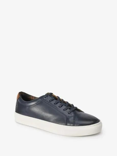 Trainers Men Joules Navy Blue Leather Trainers Trainers Men Joules Navy Blue Leather Trainers