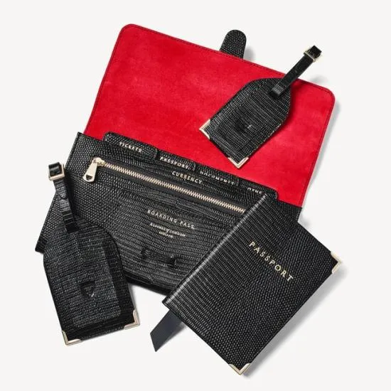 Travel Collection With Removable Inserts Black Lizard WomenMen Aspinal Of London Travel Collections Travel Collection With Removable Inserts Black Lizard WomenMen Aspinal Of London Travel Collections