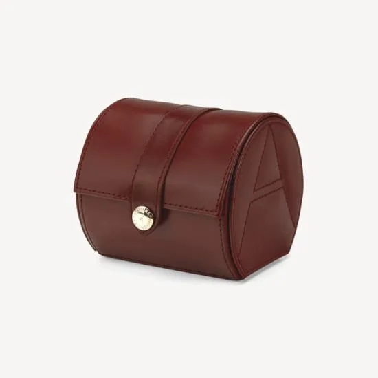 Travel Watch Roll Smooth Cognac Men Aspinal Of London Travel Watch Cases