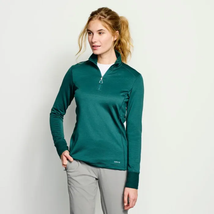 Travel Women Orvis Womens Horseshoe Hills QuarterZip Oceana