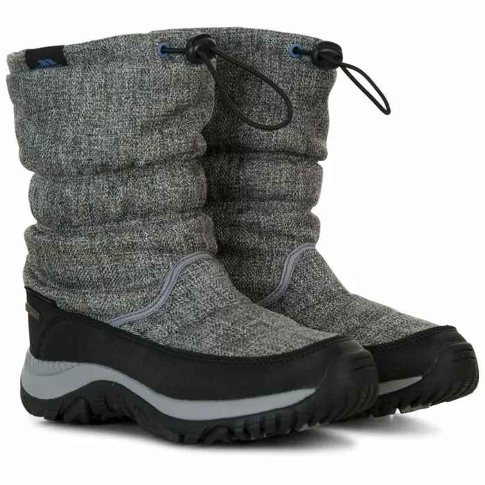 Trespass Snow Boots Waterproof Fleece Lined Ashra Grey Marl Women Trespass Snow Boots Trespass Snow Boots Waterproof Fleece Lined Ashra Grey Marl Women Trespass Snow Boots