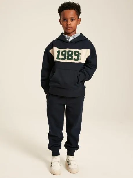Trousers and Joggers Boys Joules Navy Blue Jersey Joggers