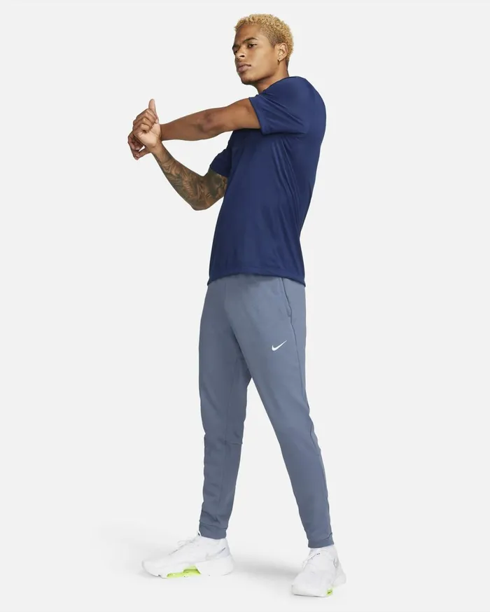 Trousers And Tights Men Nike DriFIT Studio 03972 Diffused Bluewhite