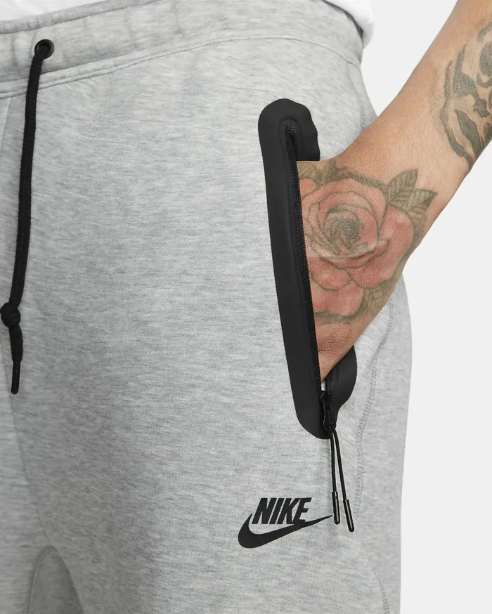 Trousers And Tights Men Nike Sportswear Tech Fleece Dark Grey Heatherblack