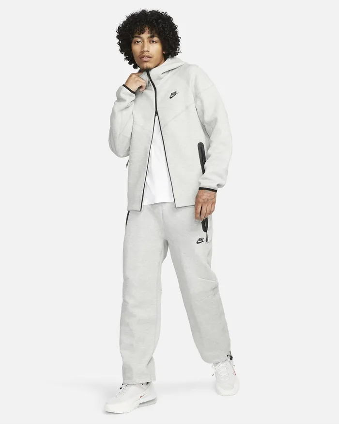 Trousers And Tights Men Nike Sportswear Tech Fleece Dark Grey Heatherblack