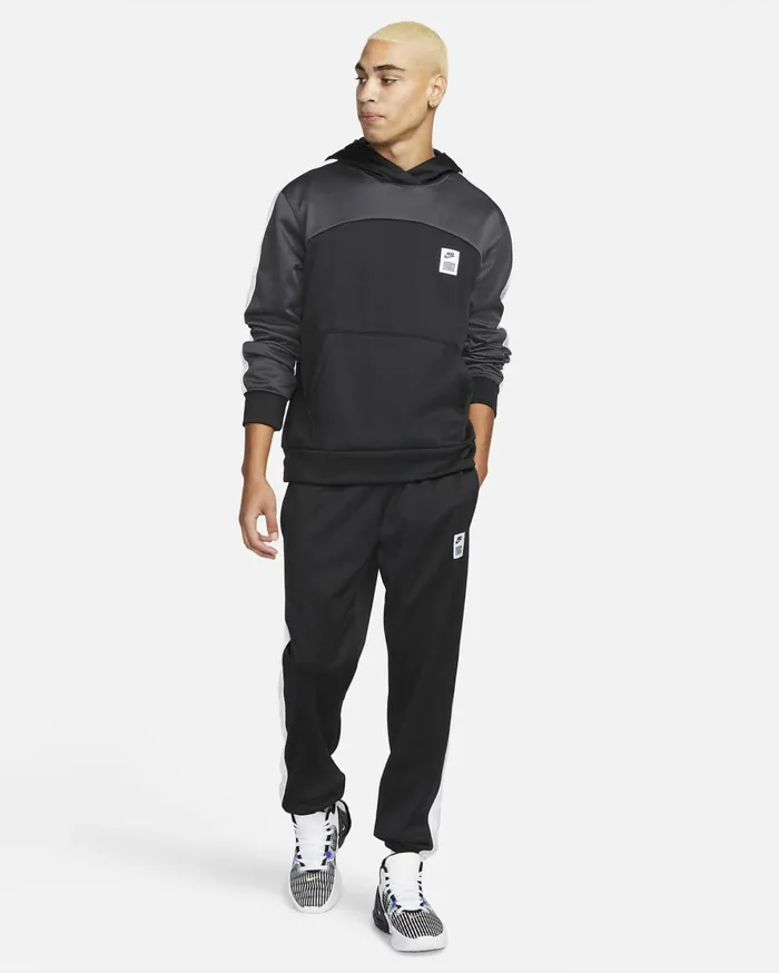 Trousers And Tights Men Nike Starting 5 Blackwhitedark Smoke Grey