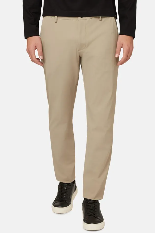 Trousers Men Boggi Milano B Tech Stretch Performance Nylon Trousers Beige Trousers Men Boggi Milano B Tech Stretch Performance Nylon Trousers Beige