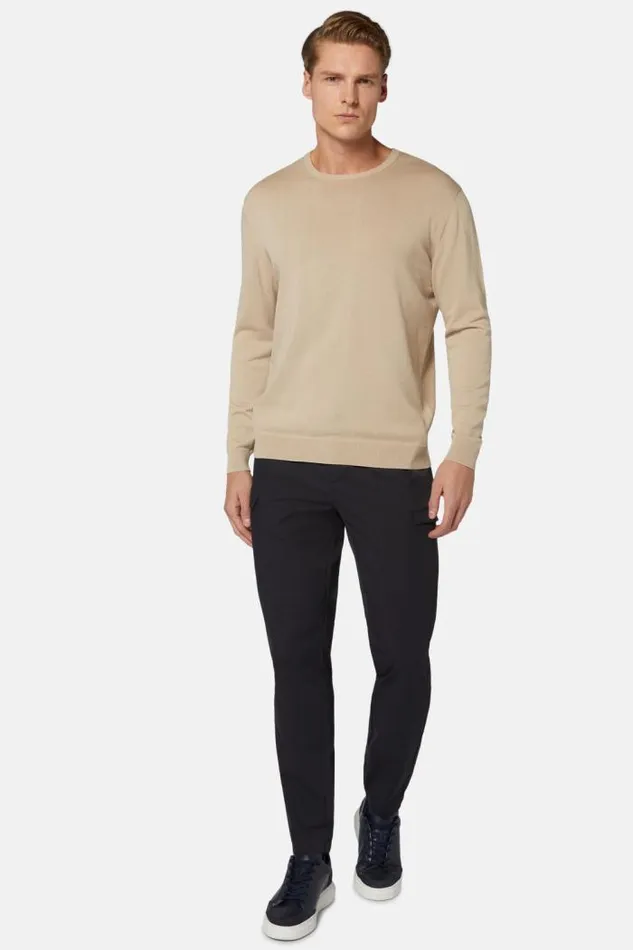 Trousers Men Boggi Milano B Tech Technical Fabric Maverick Cargo Trousers Navy Blue Trousers Men Boggi Milano B Tech Technical Fabric Maverick Cargo Trousers Navy Blue