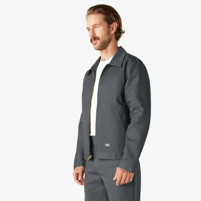 Unlined Eisenhower Jacket Charcoal Gray Charcoal Gray ch Men Dickies Outerwear Unlined Eisenhower Jacket Charcoal Gray Charcoal Gray ch Men Dickies Outerwear