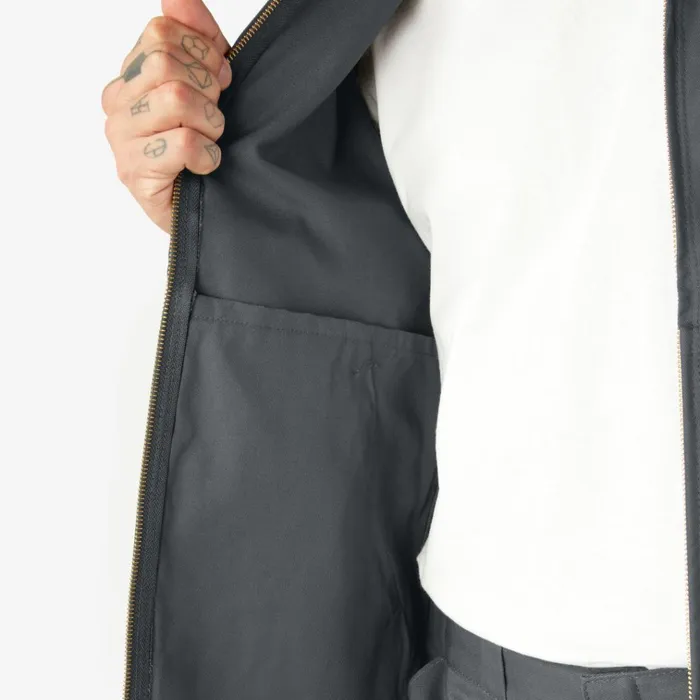 Unlined Eisenhower Jacket Charcoal Gray Charcoal Gray ch Men Dickies Outerwear Unlined Eisenhower Jacket Charcoal Gray Charcoal Gray ch Men Dickies Outerwear