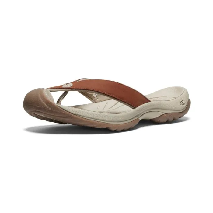 Waimea Sorrel HorsePlaza Taupe Leather FlipFlop Women KEEN Casual Waimea Sorrel HorsePlaza Taupe Leather FlipFlop Women KEEN Casual