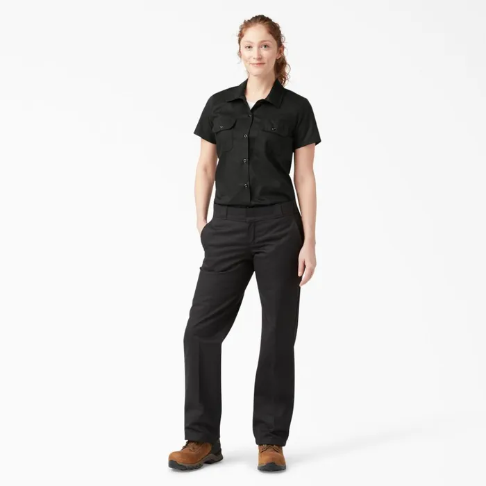Women039s 574 Original Work Shirt Black Black bsk Women Dickies Button Up Women039s 574 Original Work Shirt Black Black bsk Women Dickies Button Up