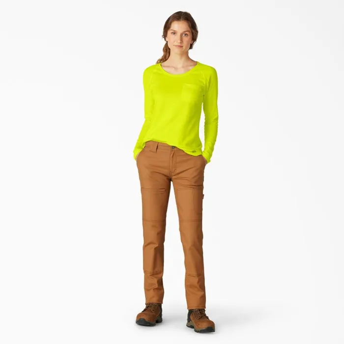 Women039s Cooling Long Sleeve Pocket TShirt Bright Yellow Bright Yellow bwd Women Dickies Hi Vis Women039s Cooling Long Sleeve Pocket TShirt Bright Yellow Bright Yellow bwd Women Dickies Hi Vis
