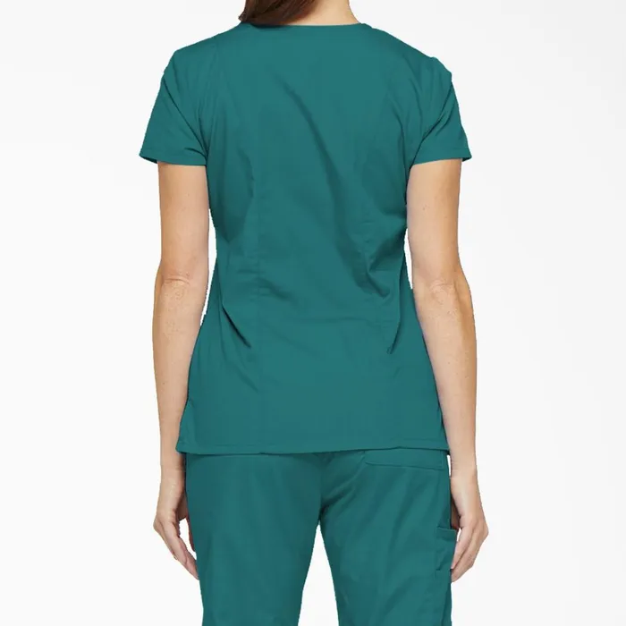 Women039s EDS Signature VNeck Scrub Top With Pen Slot Teal Teal dtl Women Dickies Scrubs Women039s EDS Signature VNeck Scrub Top With Pen Slot Teal Teal dtl Women Dickies Scrubs