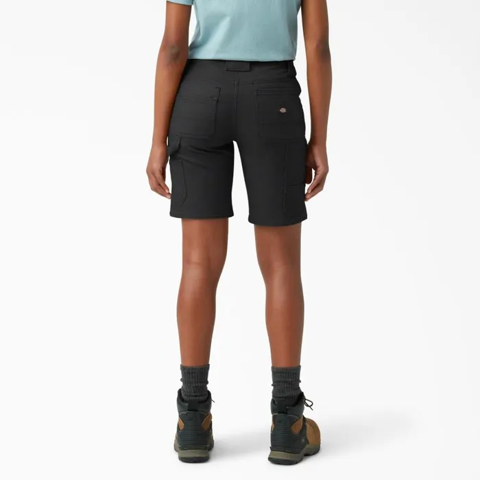 Women039s FLEX DuraTech Straight Fit Shorts 9034 Black Black bkx Women Dickies Cargo Women039s FLEX DuraTech Straight Fit Shorts 9034 Black Black bkx Women Dickies Cargo