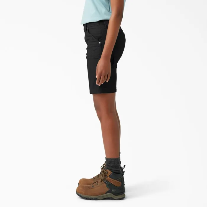 Women039s FLEX DuraTech Straight Fit Shorts 9034 Black Black bkx Women Dickies Cargo Women039s FLEX DuraTech Straight Fit Shorts 9034 Black Black bkx Women Dickies Cargo