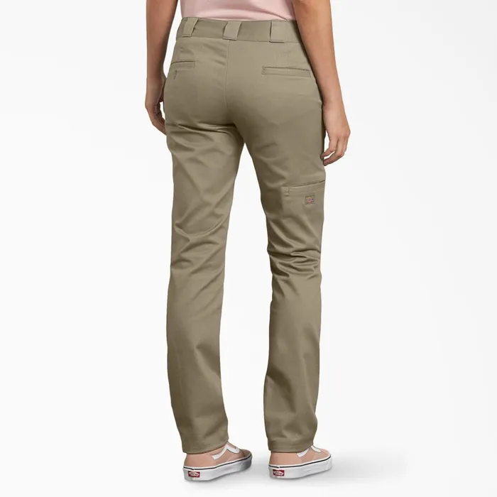 Women039s FLEX Slim Fit Double Knee Pants Desert Sand Desert Sand ds Women Dickies Double Knee Women039s FLEX Slim Fit Double Knee Pants Desert Sand Desert Sand ds Women Dickies Double Knee