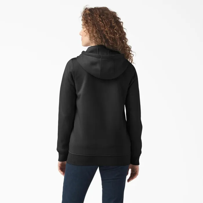 Women039s Heavyweight FullZip Fleece Hoodie Black Black kbk Women Dickies Hoodies and Sweatshirts Women039s Heavyweight FullZip Fleece Hoodie Black Black kbk Women Dickies Hoodies and Sweatshirts