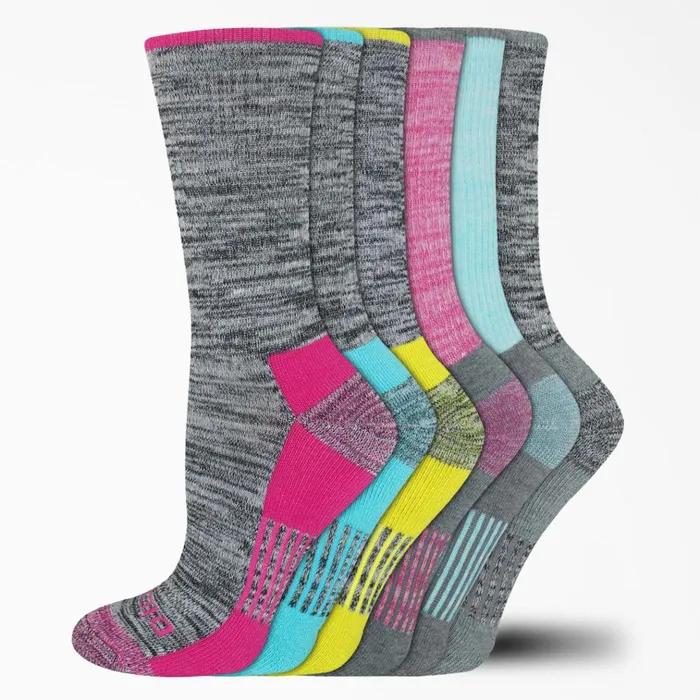 Women039s Moisture Control Free Run Crew Socks Size 69 6Pack Charcoal Gray Charcoal Gray ch Women Dickies Socks Women039s Moisture Control Free Run Crew Socks Size 69 6Pack Charcoal Gray Charcoal Gray ch Women Dickies Socks