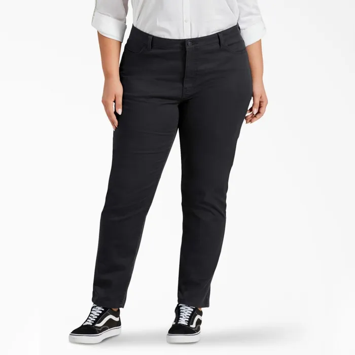 Women039s Plus Perfect Shape Skinny Fit Pants Rinsed Black Rinsed Black rbkx Women Dickies Pants Women039s Plus Perfect Shape Skinny Fit Pants Rinsed Black Rinsed Black rbkx Women Dickies Pants