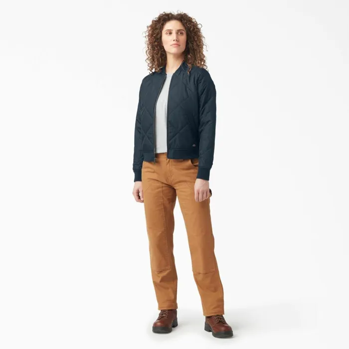 Women039s Quilted Bomber Jacket Dark Navy Dark Navy dn Women Dickies Coats and Jackets Women039s Quilted Bomber Jacket Dark Navy Dark Navy dn Women Dickies Coats and Jackets