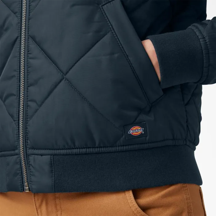 Women039s Quilted Bomber Jacket Dark Navy Dark Navy dn Women Dickies Coats and Jackets Women039s Quilted Bomber Jacket Dark Navy Dark Navy dn Women Dickies Coats and Jackets