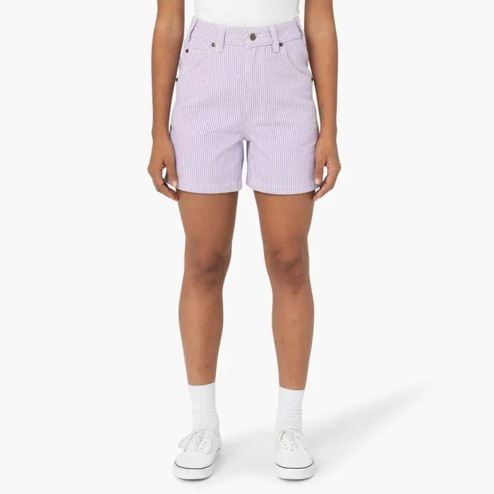 Women039s Regular Fit Hickory Stripe Shorts 5034 Purple Rose Purple Rose ur2 Women Dickies Carpenter Women039s Regular Fit Hickory Stripe Shorts 5034 Purple Rose Purple Rose ur2 Women Dickies Carpenter