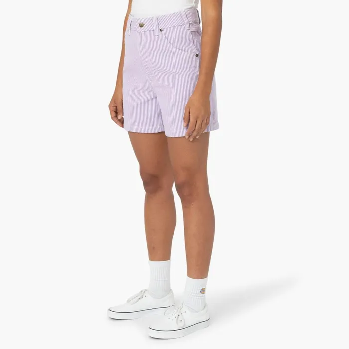 Women039s Regular Fit Hickory Stripe Shorts 5034 Purple Rose Purple Rose ur2 Women Dickies Carpenter Women039s Regular Fit Hickory Stripe Shorts 5034 Purple Rose Purple Rose ur2 Women Dickies Carpenter