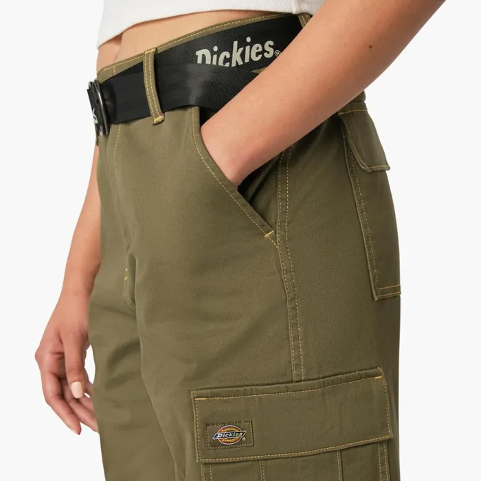 Women039s Relaxed Fit Contrast Stitch Cropped Cargo Pants Military Green Military Green ml Women Dickies Cargo Women039s Relaxed Fit Contrast Stitch Cropped Cargo Pants Military Green Military Green ml Women Dickies Cargo