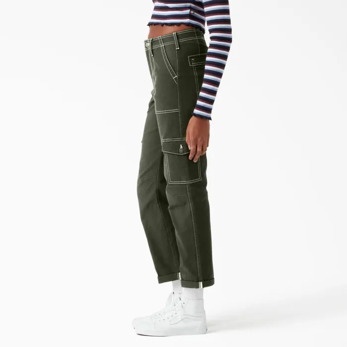 Women039s Skinny Fit Cuffed Cargo Pants Olive Green Olive Green og Women Dickies Cargo Women039s Skinny Fit Cuffed Cargo Pants Olive Green Olive Green og Women Dickies Cargo