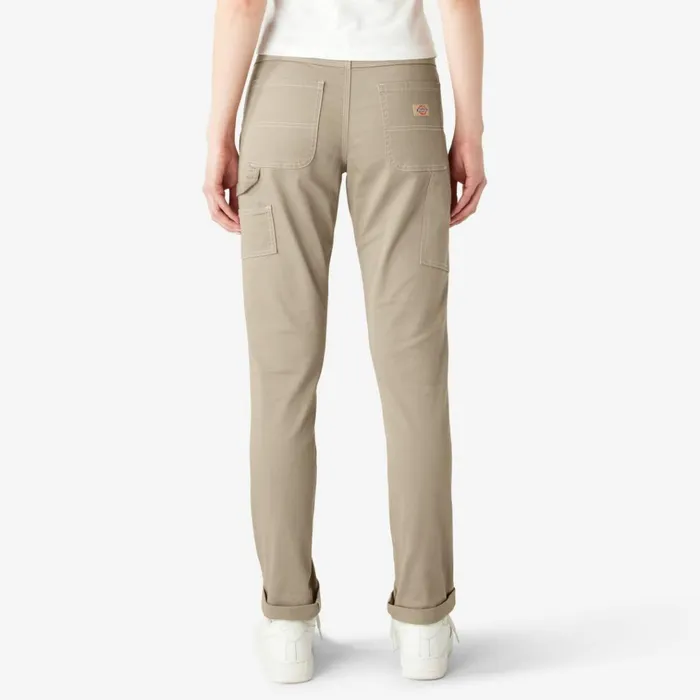 Women039s Slim Straight Fit Roll Hem Carpenter Pants Desert Sand Desert Sand ds Women Dickies Carpenter Women039s Slim Straight Fit Roll Hem Carpenter Pants Desert Sand Desert Sand ds Women Dickies Carpenter