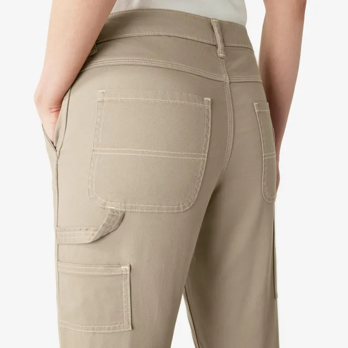 Women039s Slim Straight Fit Roll Hem Carpenter Pants Desert Sand Desert Sand ds Women Dickies Carpenter Women039s Slim Straight Fit Roll Hem Carpenter Pants Desert Sand Desert Sand ds Women Dickies Carpenter