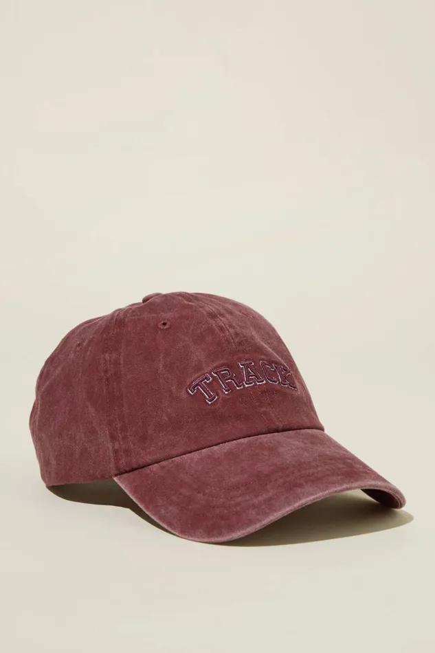 Women Accessories Cotton On Active Graphic Cap Track Club Dark Oak