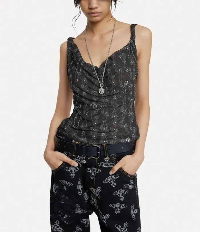 Women Anna Top Blacksafetypins Vivienne Westwood Tops And Shirts Women Anna Top Blacksafetypins Vivienne Westwood Tops And Shirts